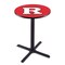 Holland Bar Stool Co 42" Blk Wrinkle Rutgers Pub Table, 36" dia. Top L211B4236Rutger - alternate 1