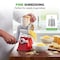 Nutrichef 3 in 1 Cheese Grater & Shredder NCCHS3DRRD - alternate 2