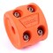 Warn Up To 1/2 Inch Cable Diameter, Split Design, Orange, Rubber 108790 - alternate 1