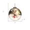 Homeroots Puppy under the Christmas Tree Hand Painted Mouth Blown Glass Ornament 477517 - alternate 2