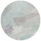 Homeroots 8' Blue Teal Blue And Gray Round Abstract Washable Indoor Outdoor Area Rug 611248 - alternate 3