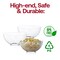 Smarty Had A Party 2.65 oz. Clear Round Disposable Plastic Mini Bowls (288 Bowls), 288PK 260CL-CASE - alternate 3