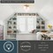 Vaxcel Park Ridge Champagne Gold 3-Light Flush Mount Ceiling Light with Frosted Glass, 10.5-In. C0358 - alternate 2