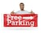 Signmission Free parking Right, 18 Inch x 48 Inch, Vinyl Banner B-30645 - alternate 4