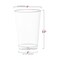 Smarty Had A Party 12 oz. Crystal Clear Plastic Disposable Party Cups (600 Cups), 600PK 512BLK-CASE - alternate 4