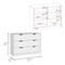 Homeroots Two Piece White Bedroom Set 526364 - alternate 8