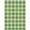 Homeroots 3' X 5' Green And Gray Plaid Washable Indoor Outdoor Area Rug 595385 - alternate 2