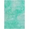 Homeroots 5' X 8' Teal Blue And Aqua Nautical Washable Indoor Outdoor Area Rug 581750 - alternate 4