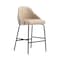Manhattan Comfort Gracie Counter Stool  in Tan and Black - Set of 3 3-CS019-BTN - alternate 6