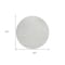 Homeroots 8' Silver And Gray Round Geometric Washable Indoor Outdoor Area Rug 594505 - alternate 4