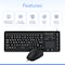 Delton M70/M41 Medical Grade Airtight Waterproof USB Backlit Computer Keyboard & Mouse, Black M71 - alternate 3