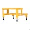Vestil Adj. Step Mate Stand, 2 Step, 24 x 23", 15.25 Overall Height, Steel, Yellow ASP-24 - alternate 4