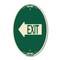 Signmission Exit Sign, Heavy Gauge Aluminum, 18 in W, 12 in H A-OV-G-1218-24607 - alternate 1