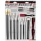 Performance Tool 17 pc. Multipurpose File Set, T12 Steel, 6 in. & 8 in. Files, Handles W7549 - alternate 4