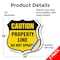 Signmission No Spray Shield Sign Caution Property Li, 18 inch X 18 inch, Vinyl Decal, 2PK SHI-D-2PACK-18-404 - alternate 2