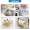 Fab Glass And Mirror 5-Pack Shower Caddy, Gold - Shower Organizer & Shelves for Efficient Storage, Bathroom Caddy fo CDY5-GD - alternate 2