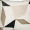 Homeroots 24" Taupe and Ivory Geometric Cotton Blend Throw Pillow With Embroidery 549425 - alternate 4