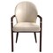 Leisuremod Opaline Series Elegant Wooden Dining Chair in Black Velvet and Taupe, 2PK OC24BLTP2 - alternate 5