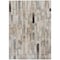 Homeroots 9' X 12' Taupe And Gray Striped Washable Indoor Outdoor Area Rug 615528 - alternate 5