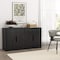 Manhattan Comfort Rivington 60in Sideboard in Black SB009-BK - alternate 1