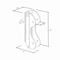 Quiet Glide 9.92 ft. Maple No Wheel Bronze Hook Removable Ladder, 12 ft. Rail QG.330-10MA-12-H.07 - alternate 3