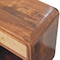 Homeroots 21" Brown Solid Wood Square One Drawer Nightstand 651522 - alternate 3