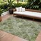 Homeroots 9' X 12' Green And Ivory Abstract Washable Indoor Outdoor Area Rug 577677 - alternate 1