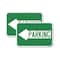 Signmission Parking With Left Arrow, 18'' X 24'' 2 Signs, Heavy Gauge Aluminum, 2PK A-1824-2PACK-24372 - alternate 1
