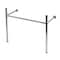 Kingston Brass Stainless Steel Console Sink Legs, Polished Chrome VPB34411 - alternate 1