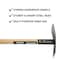 Gemplers 7 in Steel Hoe Rake, 54 in L Wood Handle GHO-RH7 - alternate 3