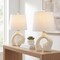 Jonathan Y Tula 19" Scandinavian Minimalist Ceramic Arch LED Table Lamp, Cream, 2PK JYL5504A-SET2 - alternate 3