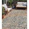 Homeroots 5' X 8' Beige And Copper Abstract Washable Indoor Outdoor Area Rug 631958 - alternate 1