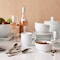 Our Table Simply White 6 Piece 5 Inch Porcelain Round Cereal Bowl Set 133001.01 - alternate 3