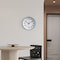 Clockswise Blue 8-In Analog Clock - Silent, Non-Ticking for Wall, Office Desk, Table and Shelf - QI004744.BL.8 - alternate 2