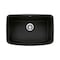 Blanco Valea 27" Single Bowl, Coal Black 442941 - alternate 1