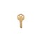 Kaba Ilco Big Head 5-Pin Blank Key Gold KW1-BIG - alternate 1