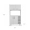 Homeroots 71in Modern White Pantry Cabinet with Five Shelves 403766 - alternate 3