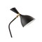 Jonathan Y Albert 21.5" Iron Retro Mid-Century LED Table Lamp, Black/Gold JYL9065A - alternate 6