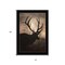 Homeroots Elk Sunrise Black Framed Print Wall Art 530013 - alternate 2