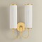 Hudson Valley Lighting Elaine 2 Light Wall Sconce in Aged Brass Finish AH5017-AGB - alternate 2