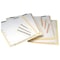 Tabbies LETTER INDEX DIVIDER SHEETS, 7-HOLE PUNCHED, WHITE, 11"H x 8-1/2"W, 100 DIVIDERS 53018 - alternate 3