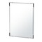 Gatco Faceted Flush Mount 32.5" Rectangle Mirror 1528 - alternate 1