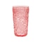 Homeroots Set of Four Pink Paisley Acrylic Stemless Highball Glass 521170 - alternate 1