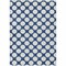 Homeroots 5' X 8' Navy Blue And Ivory Polka Dot Washable Indoor Outdoor Area Rug 595254 - alternate 4
