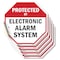 Signmission Protected By Electronic Alarm Syste, 4 inch X 4 inch, Vinyl Decal, 5PK OC-D-5PACK-4-183 - alternate 1