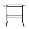 Homeroots Adjustable White Wood and Stainless Steel Writing Desk 723745 - alternate 3