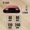 Powertec Sanding Belt Assortment, 3 in. W, 21 in. L, 5 Each of 40/80/120/240 Grits, Aluminum Oxide, 20PK 11043-2N - alternate 3