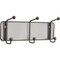 Safco Onyx Mesh Wall Racks, 3 Hook, Steel 6402BL - alternate 1
