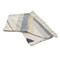 Homeroots 60" X 50" Blue and Off White Woven Cotton Striped Throw Blanket with Fringe 516482 - alternate 4
