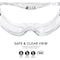 Neiko Pro Clear Protective Lab Safety Goggles, Chemistry Lab Goggles, Scientific, Construction Goggles 53875B - alternate 2